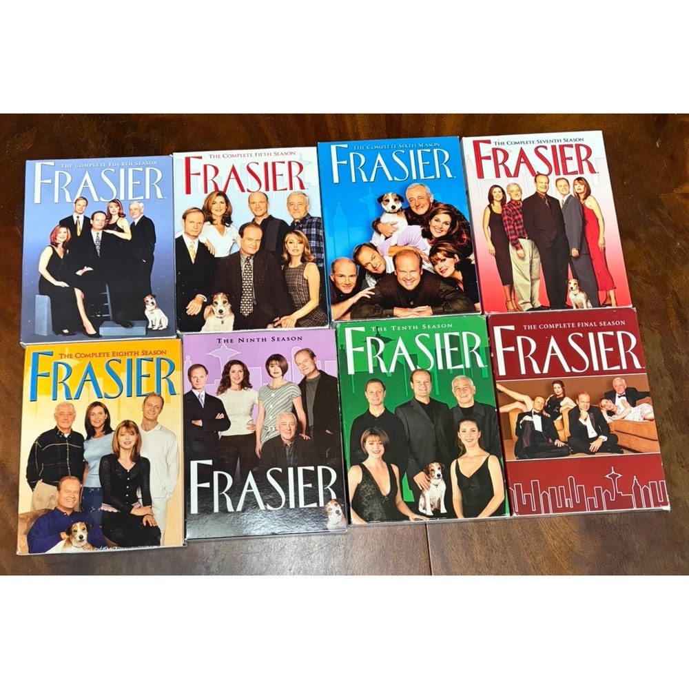 Fraiser DVD Sets Seasons 4, 5, 6, 7, 8, 9, 10 + Final Season Lot Of 8